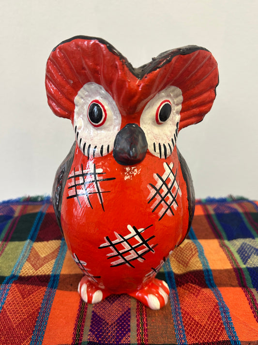 Guatemalan Handpainted Traditional Owl