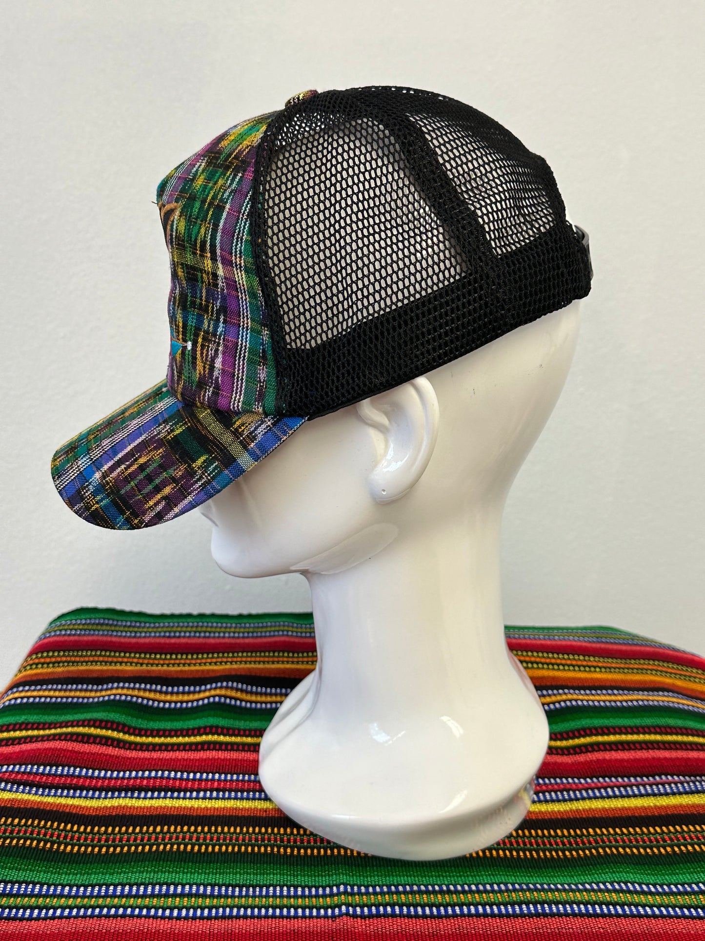 Guatemalan Embroidered Gallo Adjustable Hat