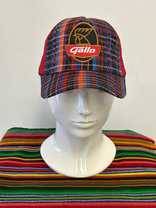 Guatemalan Embroidered Gallo Adjustable Hat