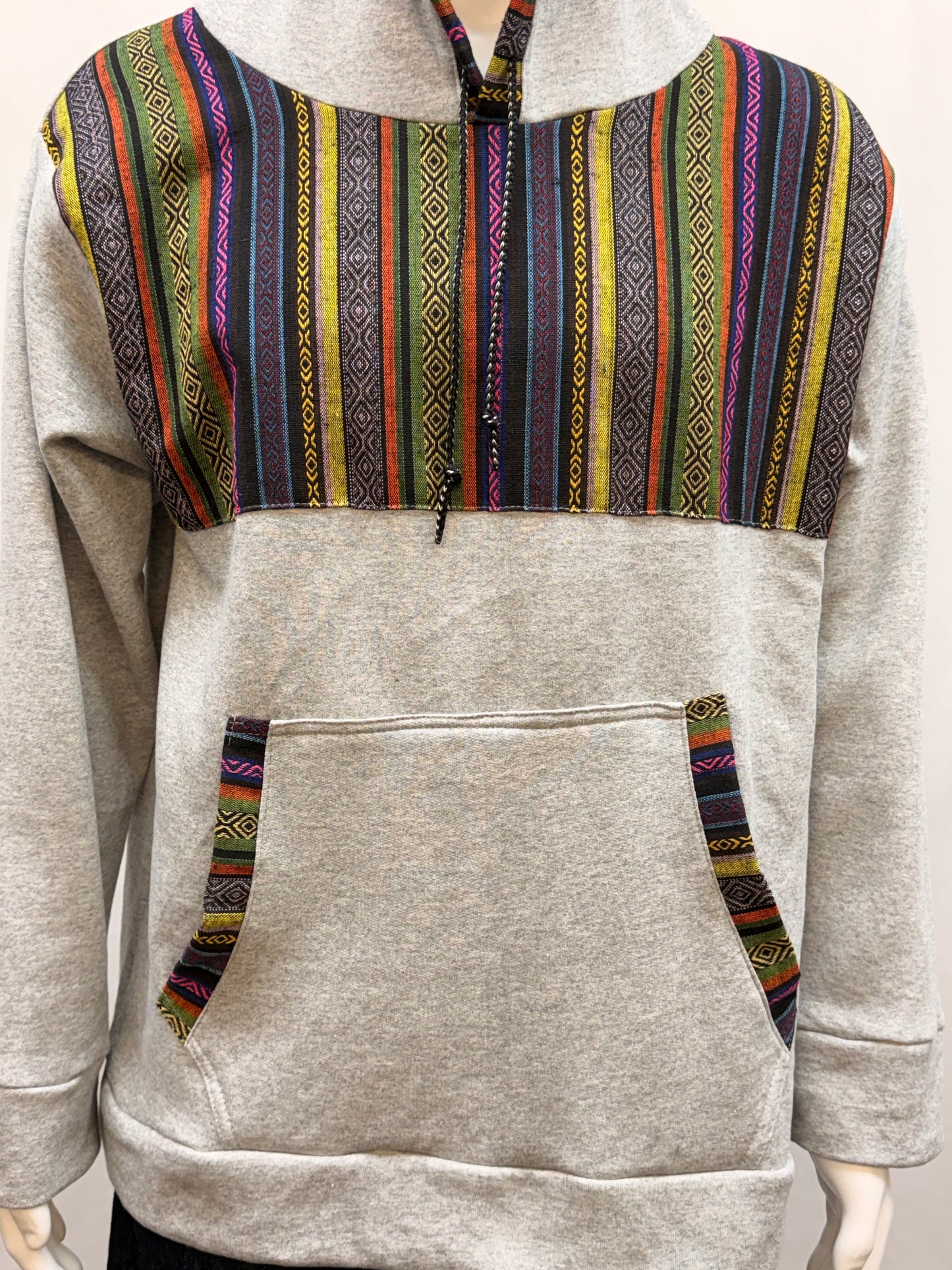 Guatemalan Hand Woven Textile Hoodie