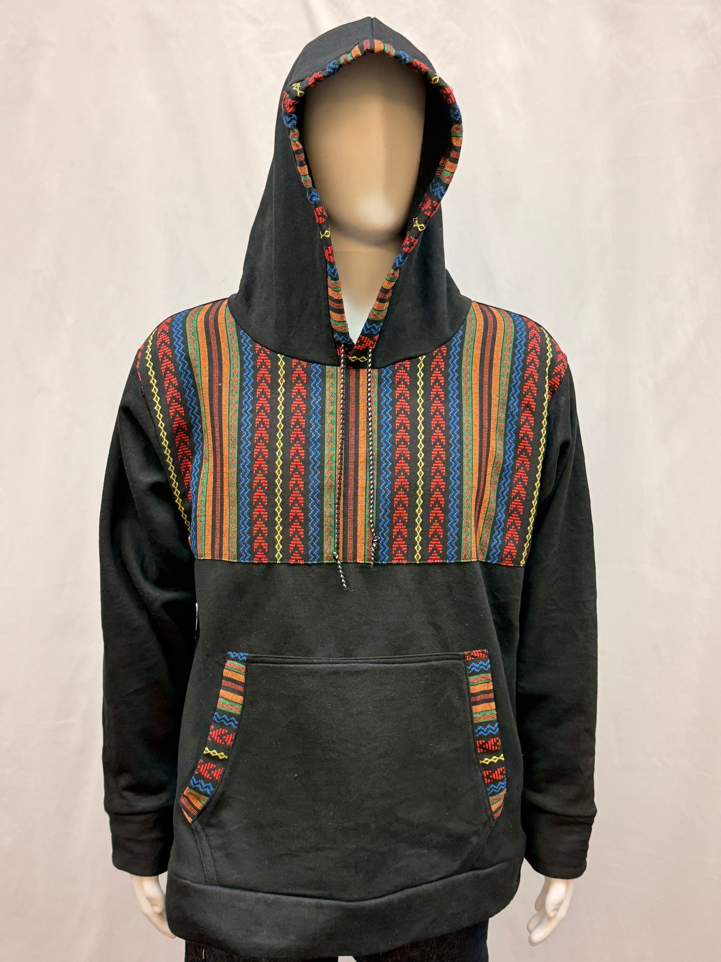 Guatemalan Hand Woven Textile Hoodie