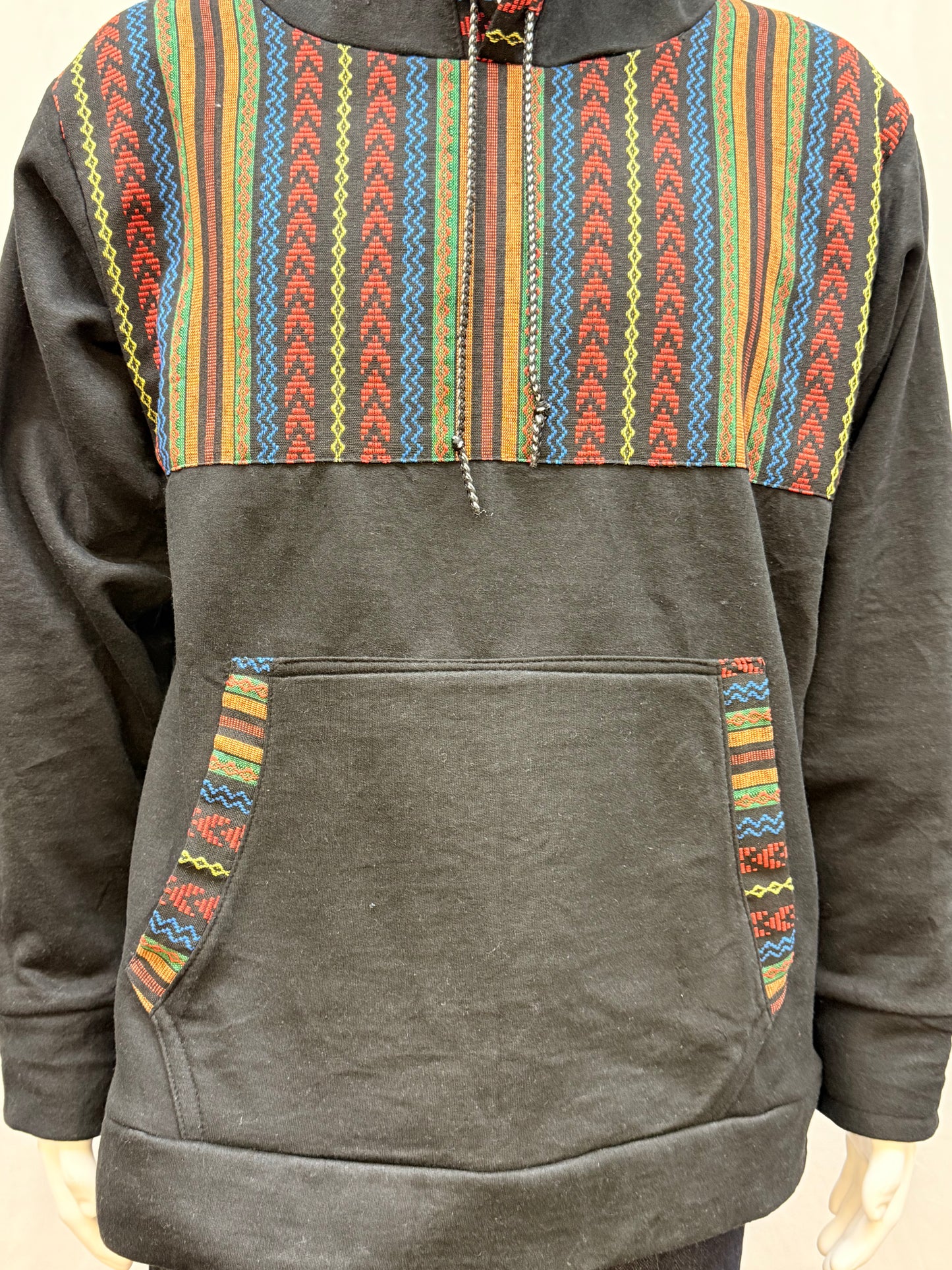 Guatemalan Hand Woven Textile Hoodie