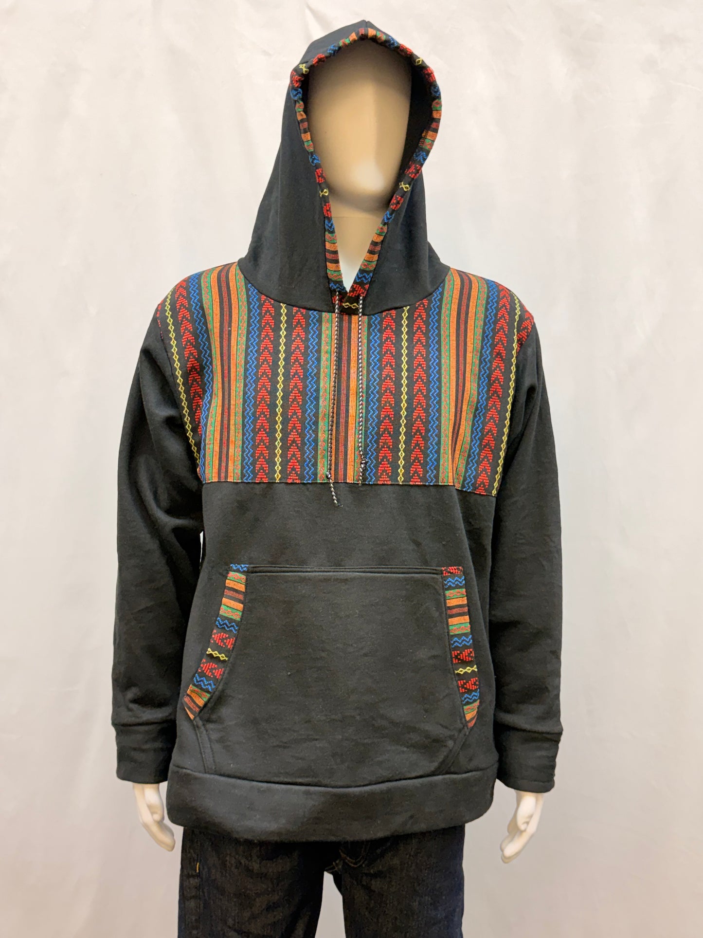Guatemalan Hand Woven Textile Hoodie