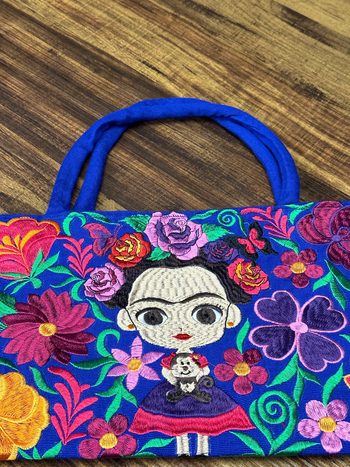 Embroidered Frida Purse