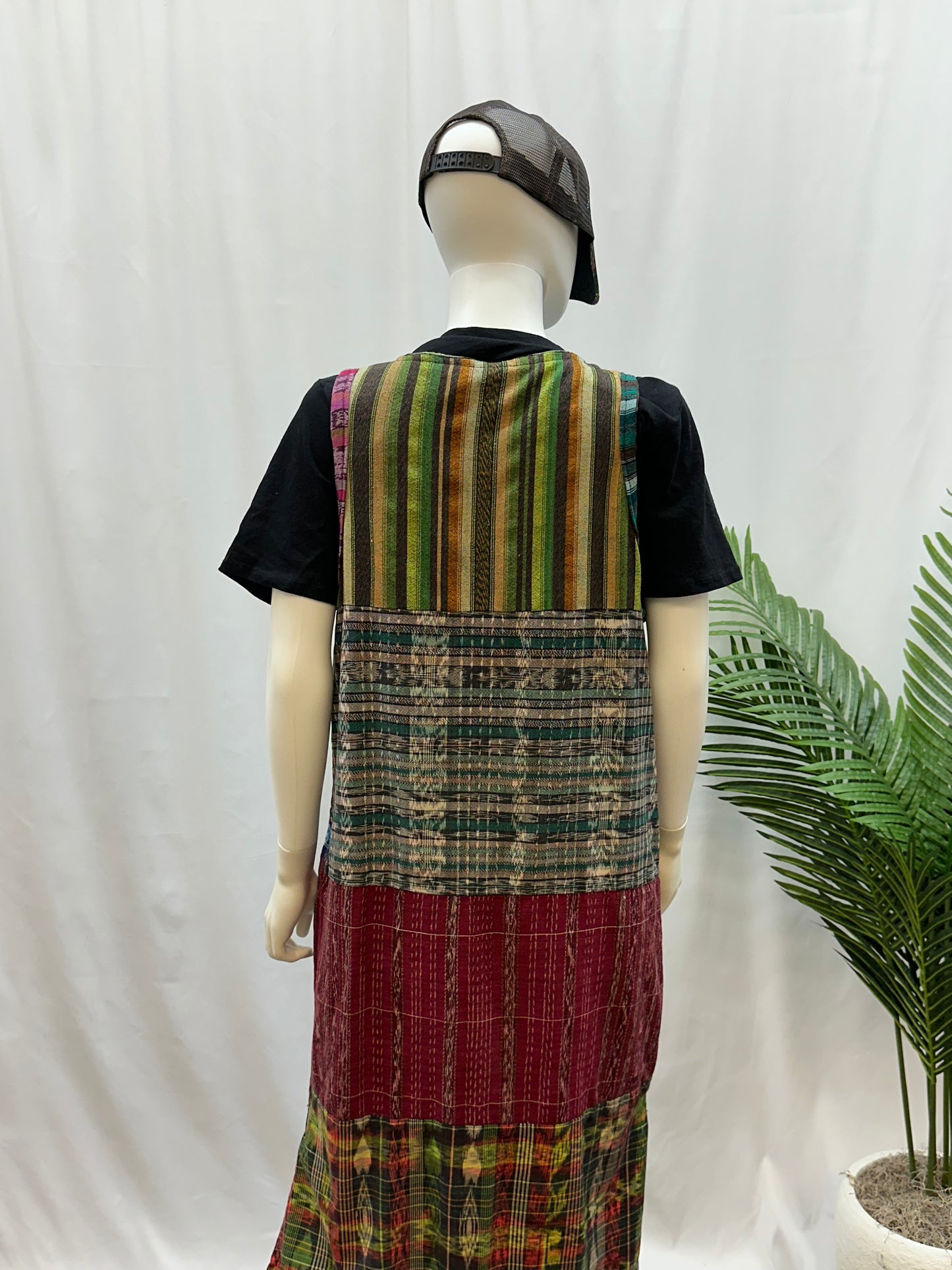 Guatemalan Textile Patchwork Kimono