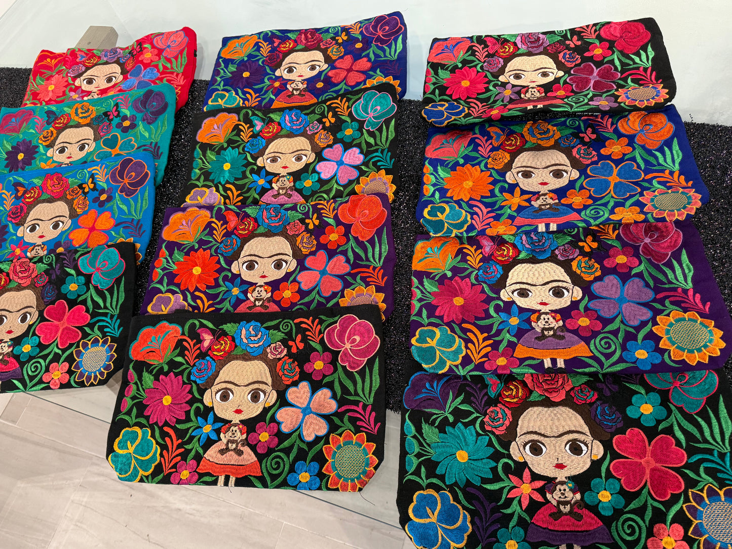 Frida Embroidered Mexica Bag