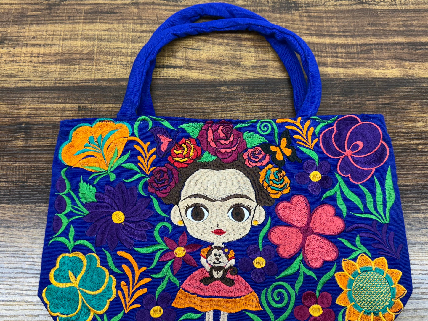 Frida Embroidered Mexican Bag