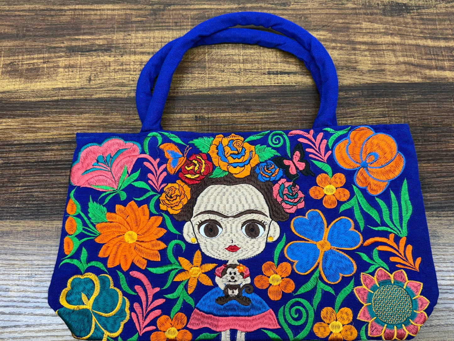 Frida Embroidered Mexican Bag