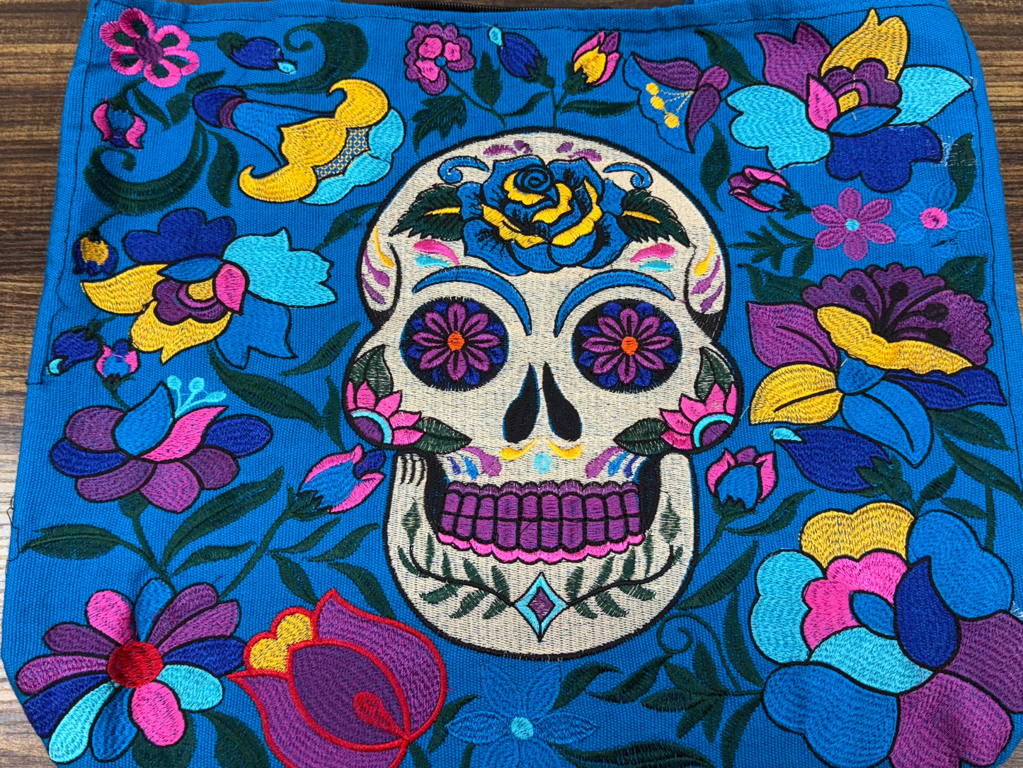 Skull Embroidered Bag