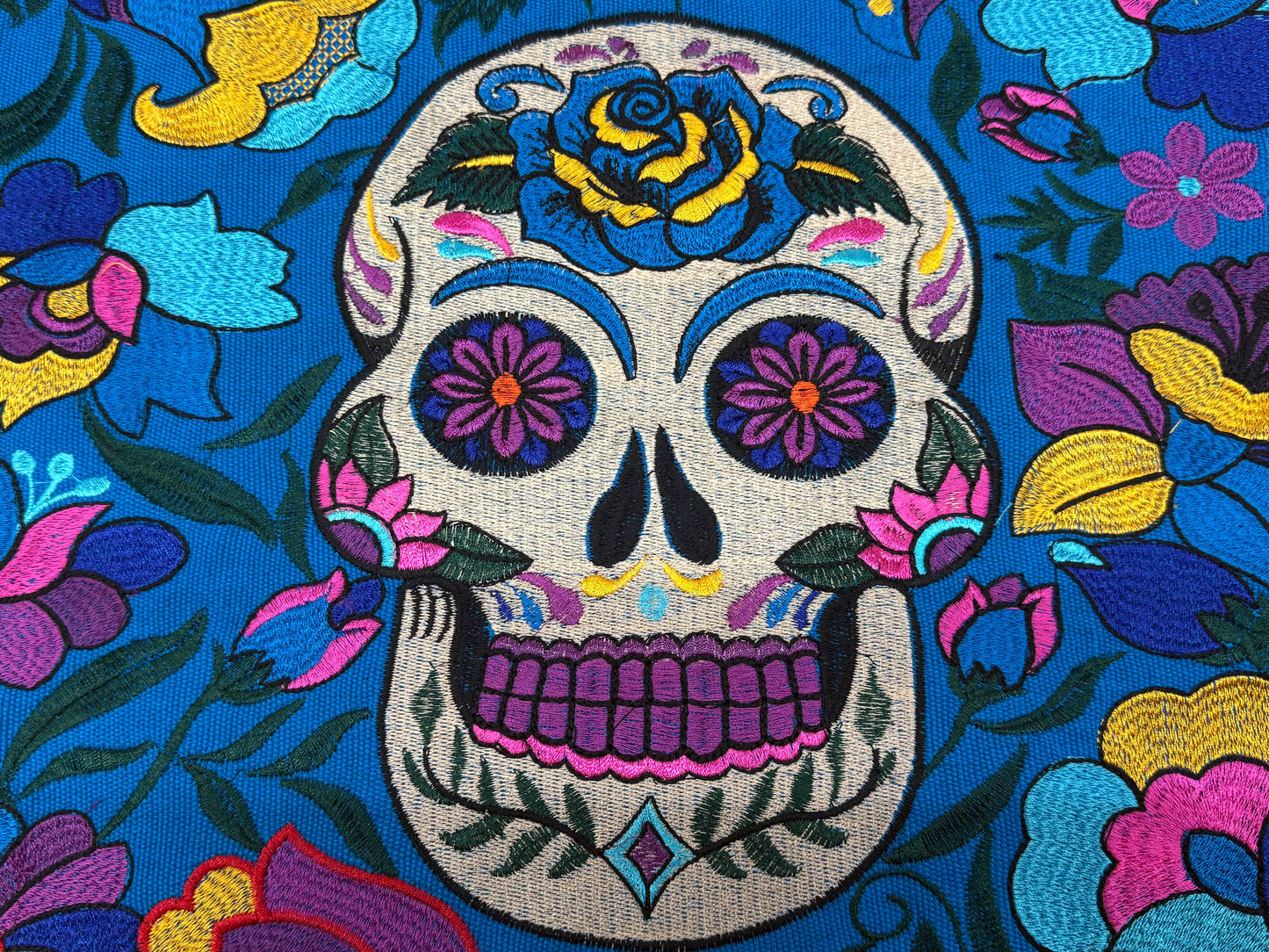 Skull Embroidered Bag