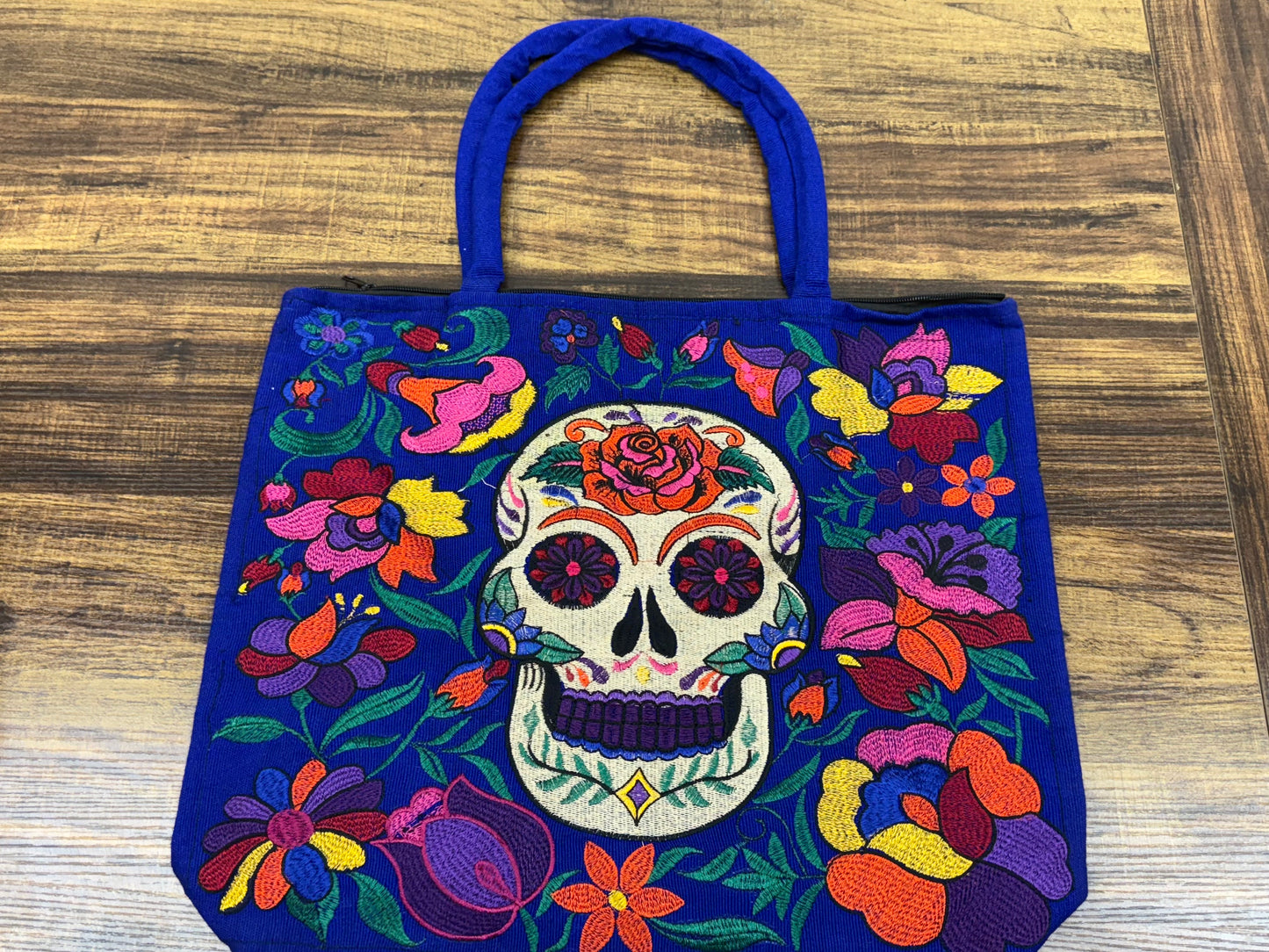 Skull Embroidered Bag