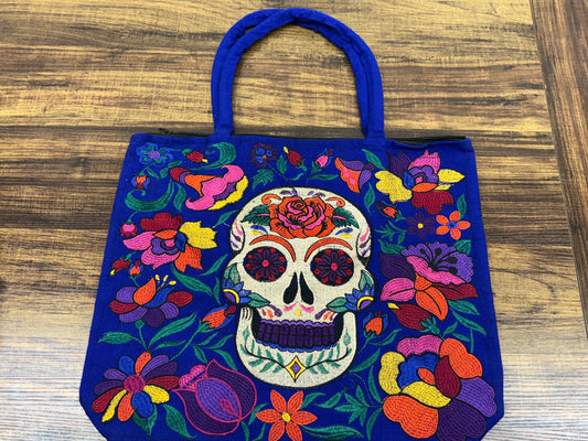 Skull Embroidered Bag
