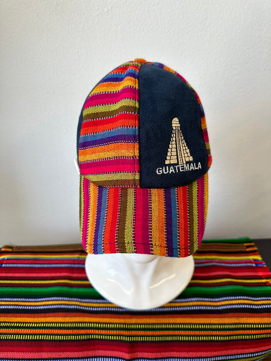 Guatemalan Embroidered Tikal Ruins Adjustable Hat