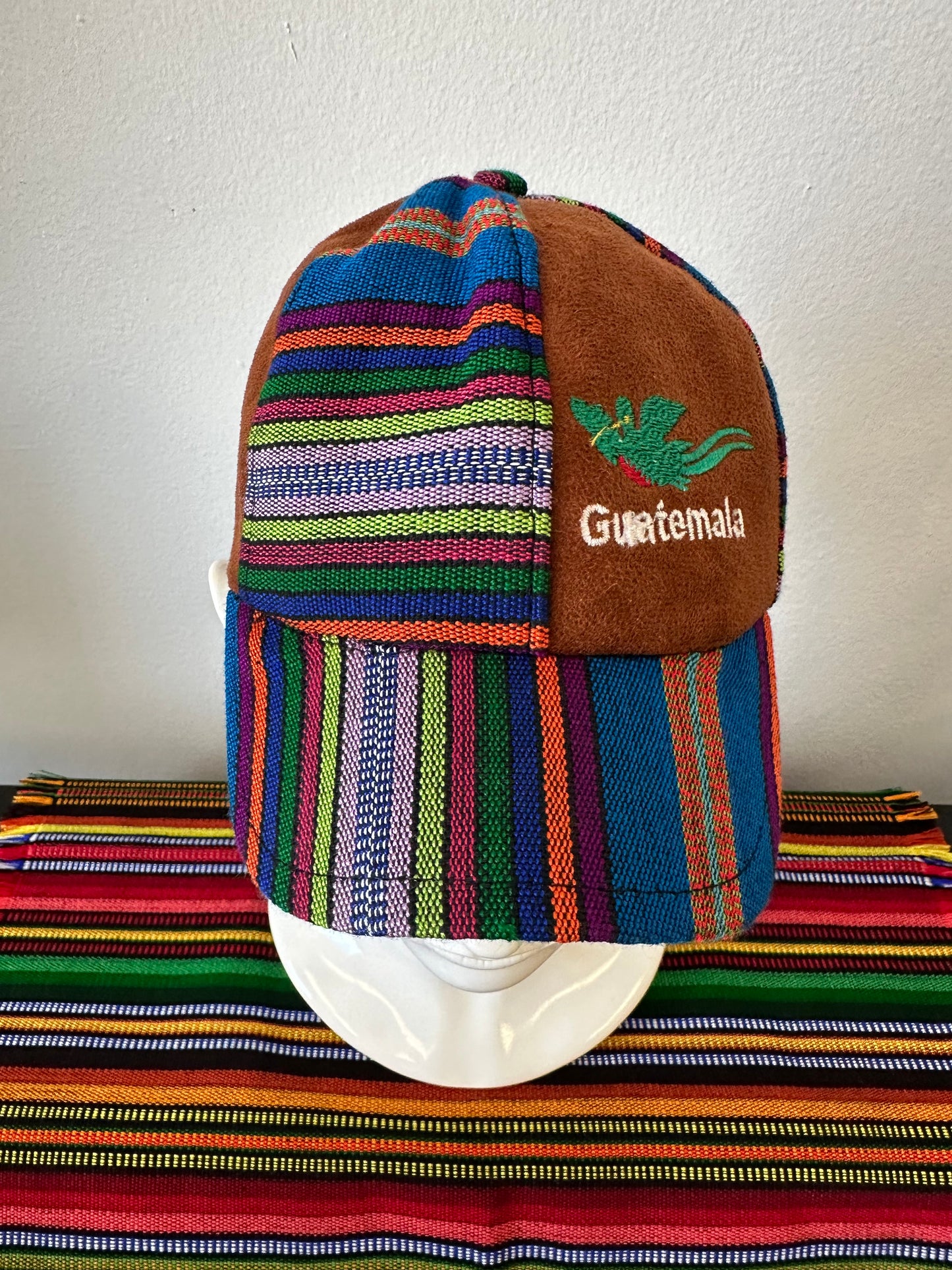 Guatemalan Embroidered El Quetzal Adjustable Hat