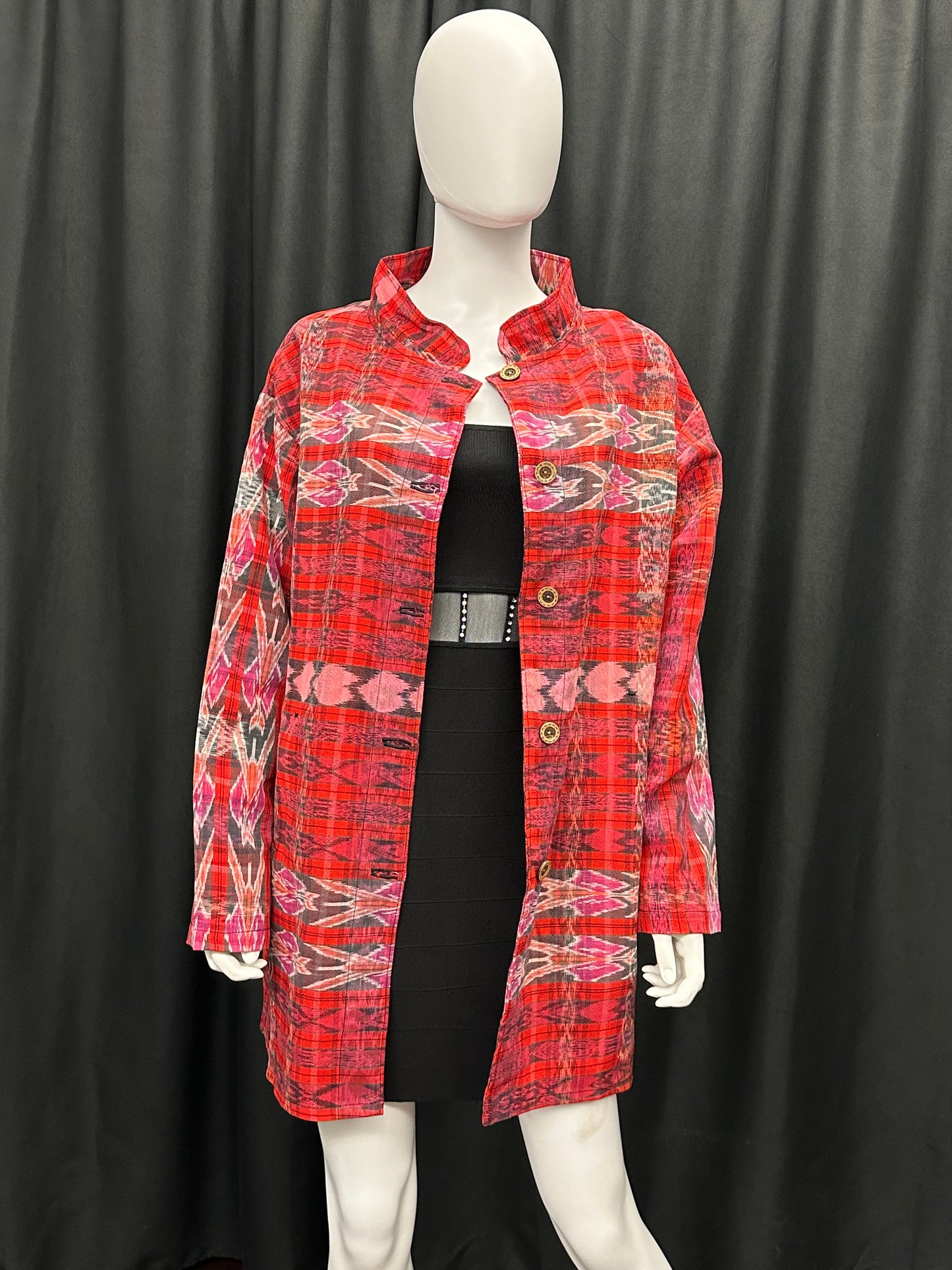 Women's Guatemalan Long Sleeve Kimono Jacket