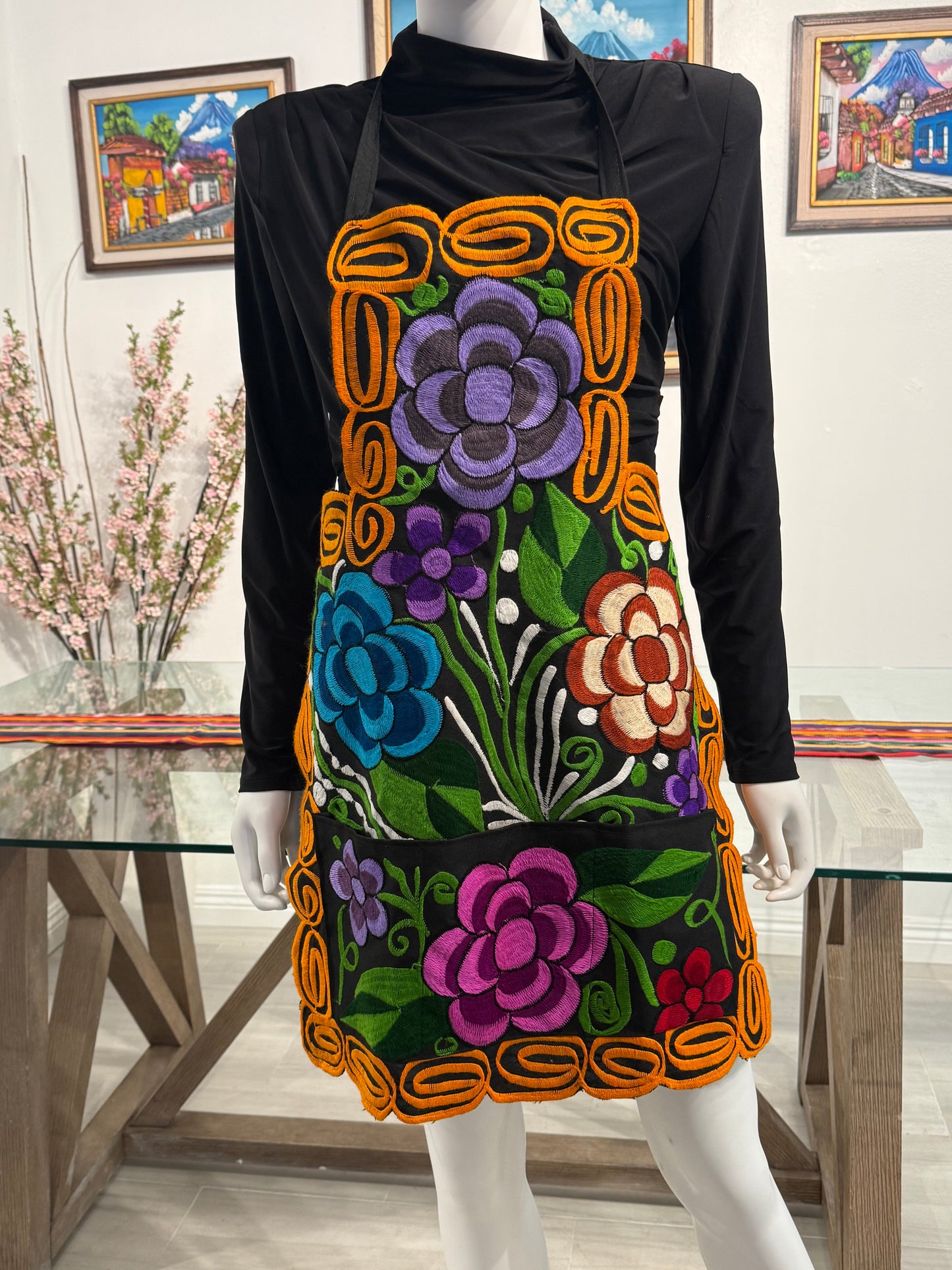 Mexican Embroidered Apron