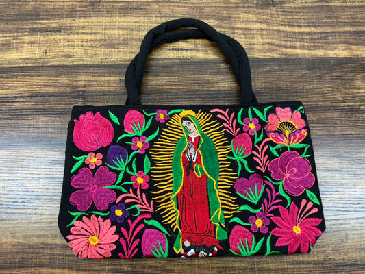 Virgen de Guadalupe Embroidered Purse
