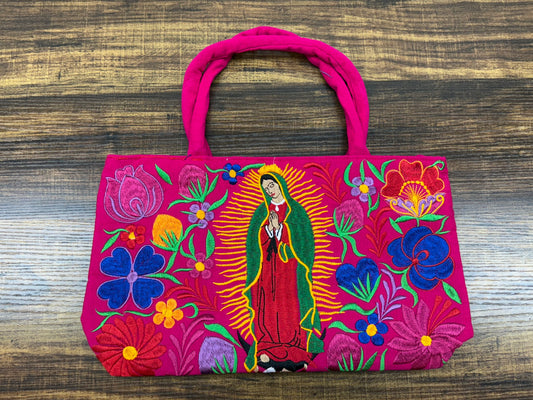 Virgen de Guadalupe Embroidered Purse