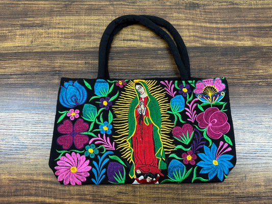 Virgen de Guadalupe Embroidered Purse