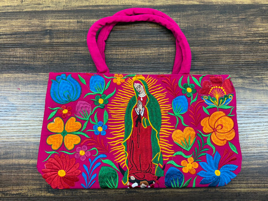 Virgen of Guadalupe Embroidered Purse