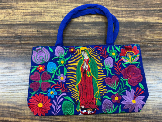 Virgen of Guadalupe Embroidered Purse