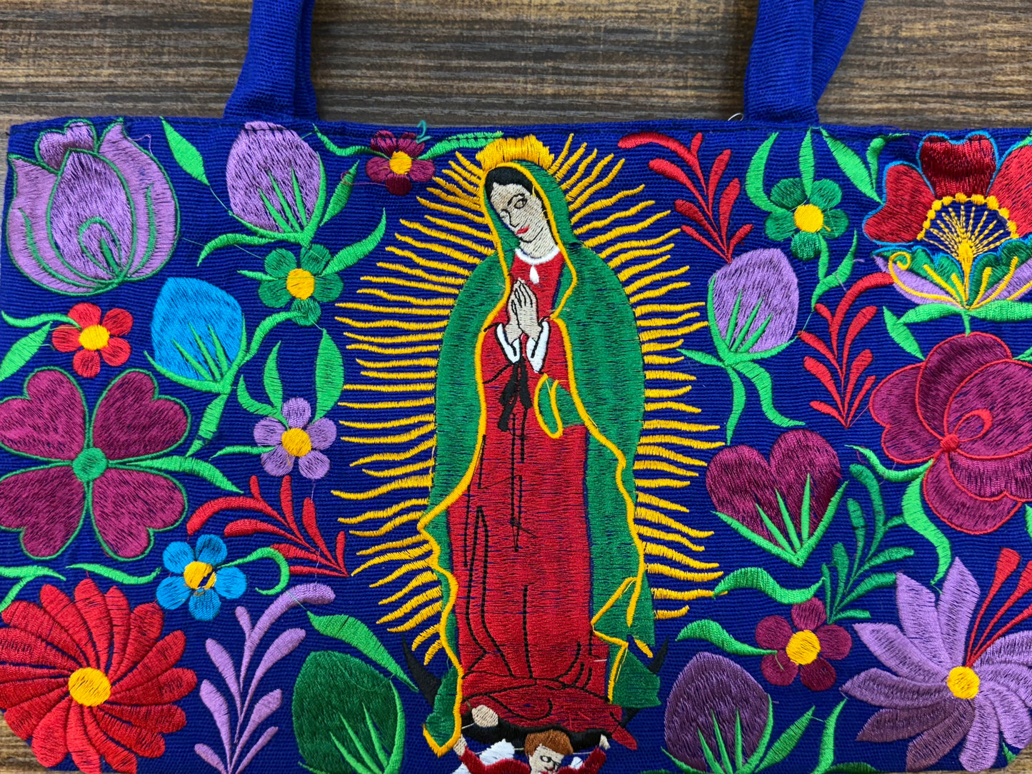 Virgen of Guadalupe Embroidered Purse