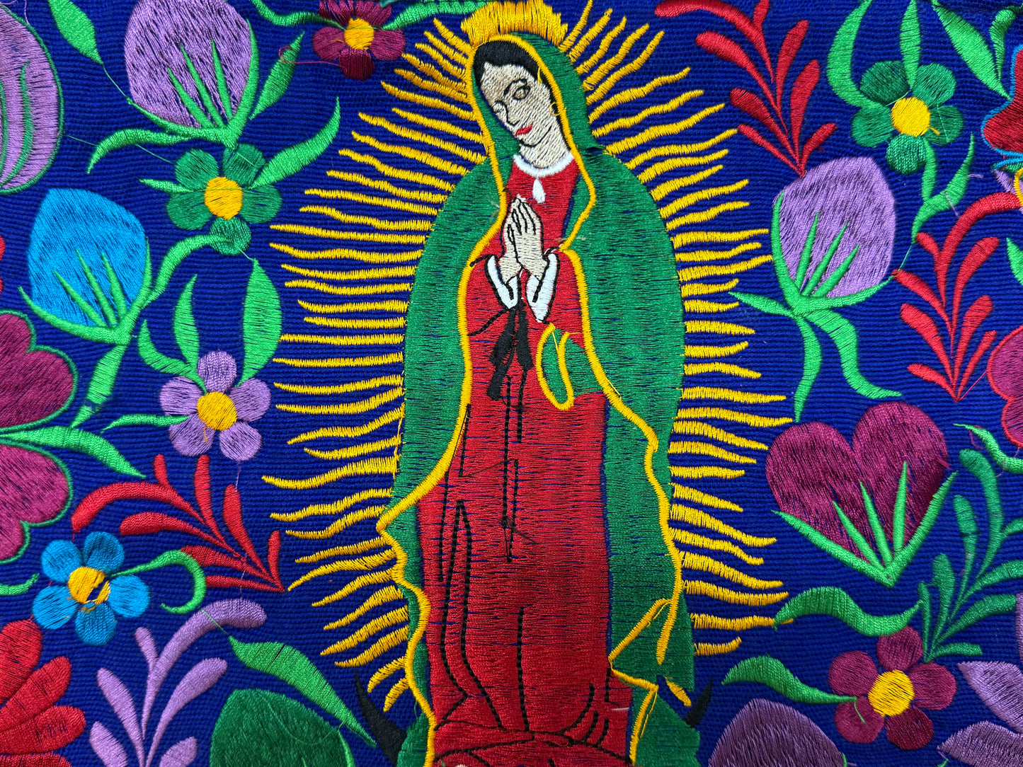 Virgen of Guadalupe Embroidered Purse