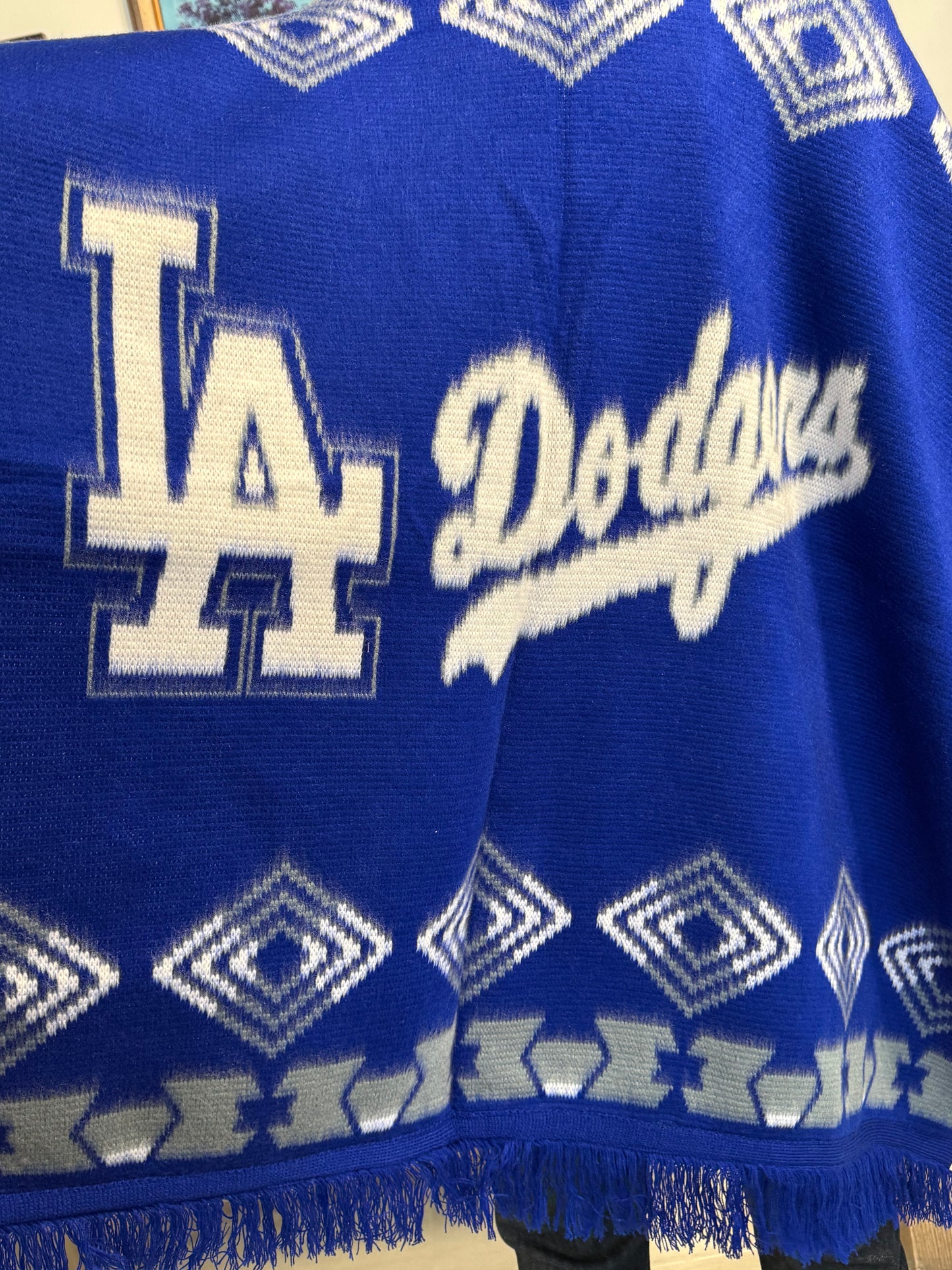 LA Dodgers Hoodie Poncho