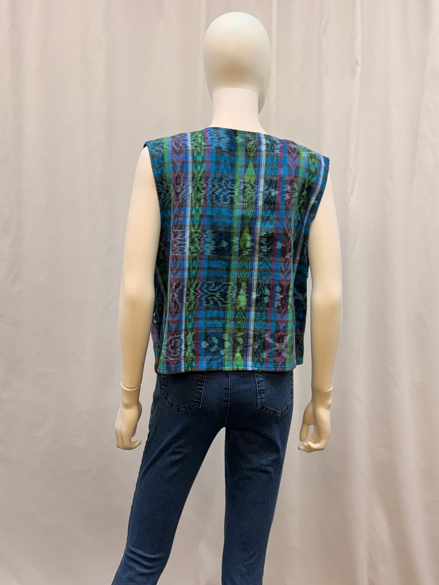 Women's Guatemalan Hand Woven Huipil Vest