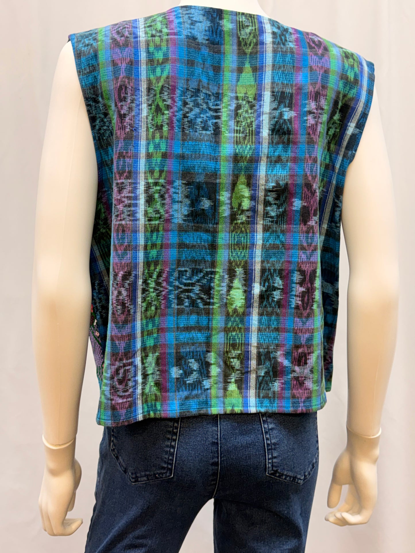 Women's Guatemalan Hand Woven Huipil Vest