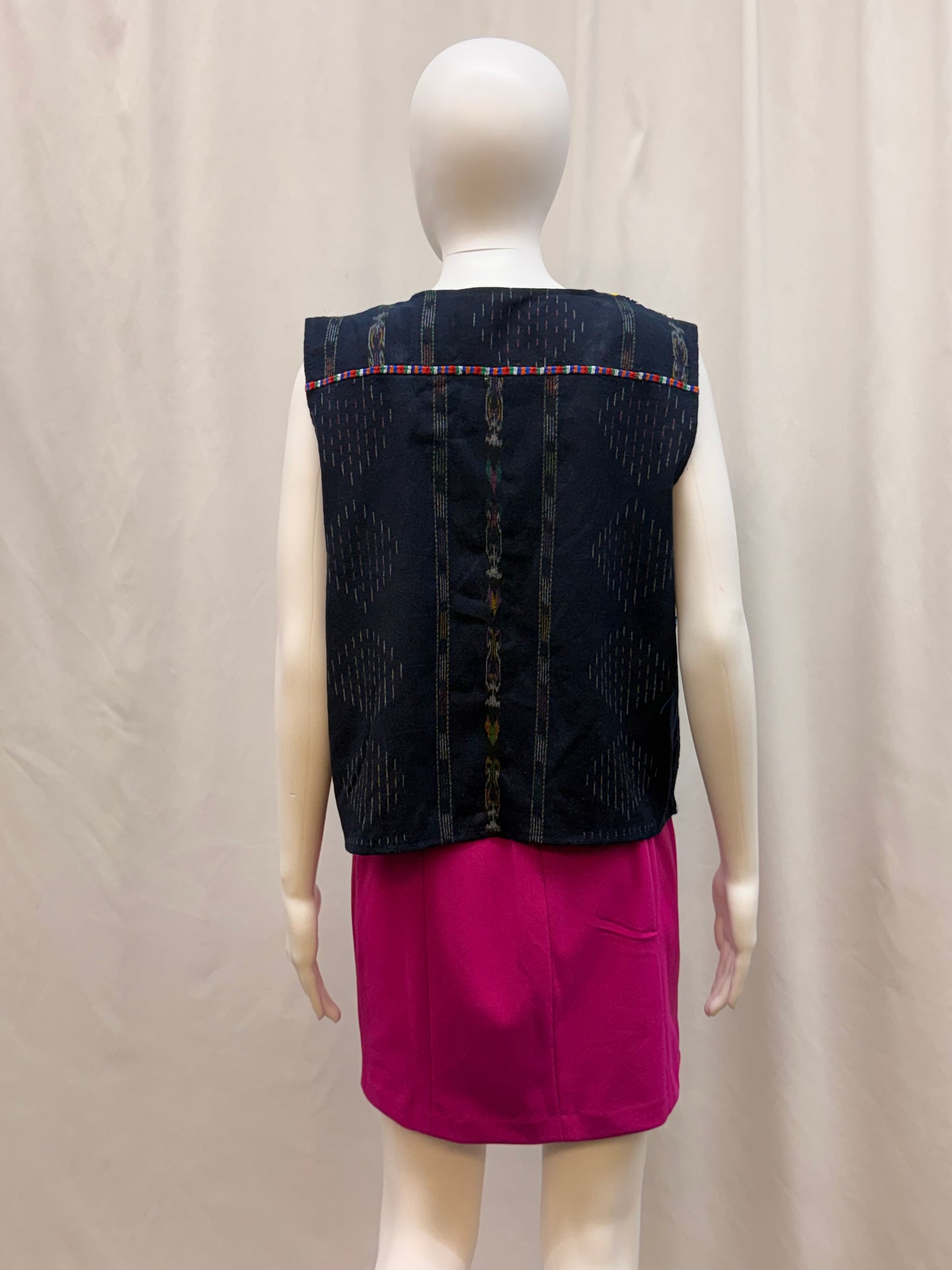 Women's Guatemalan Hand Woven Huipil Vest