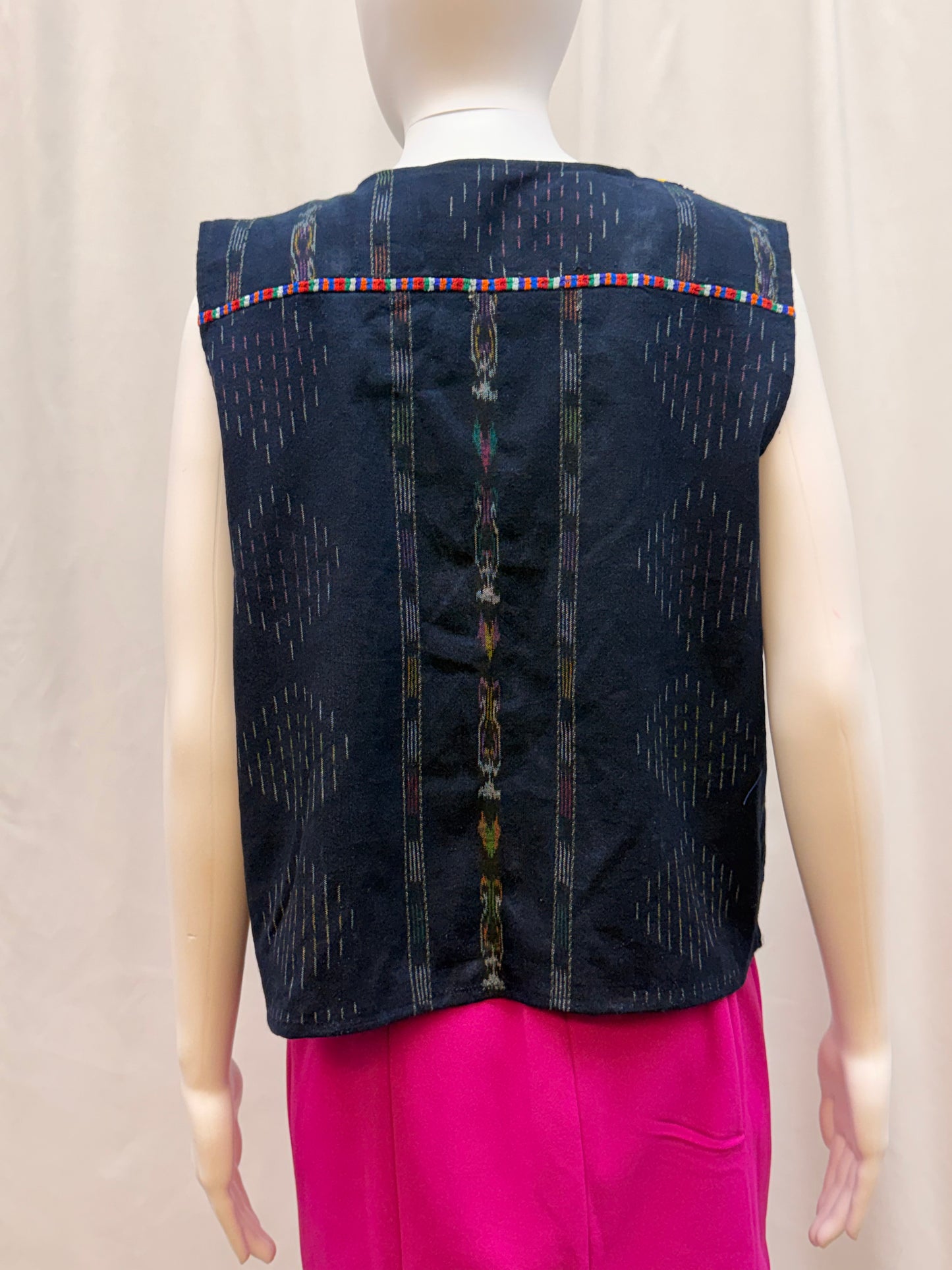 Women's Guatemalan Hand Woven Huipil Vest