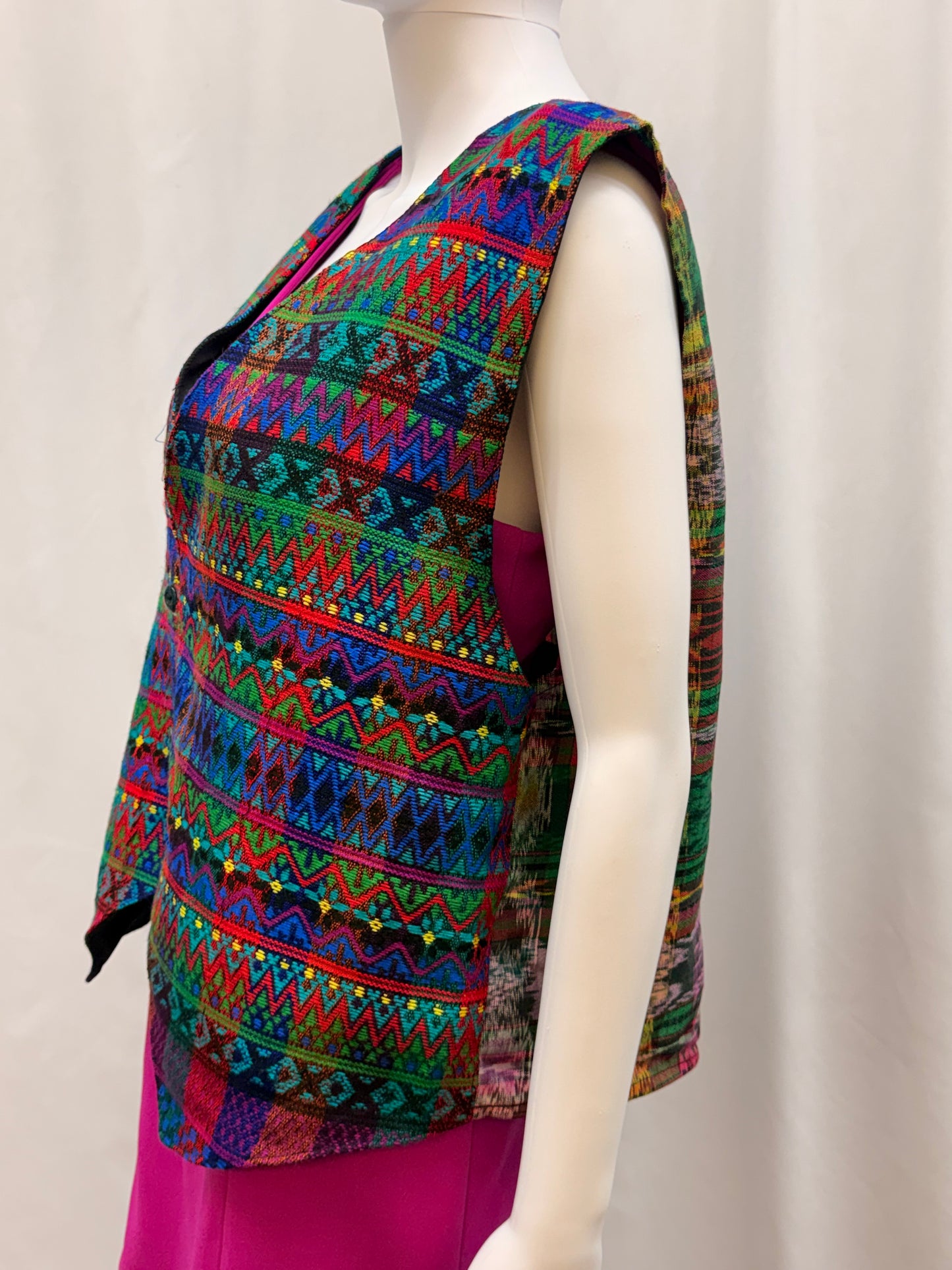 Women's Guatemalan Hand Woven Huipil Vest