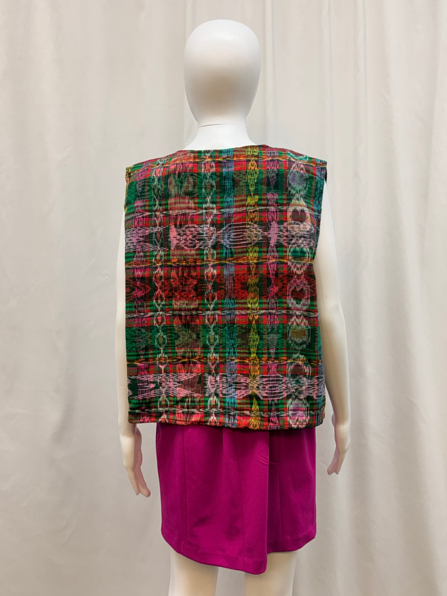 Women's Guatemalan Hand Woven Huipil Vest