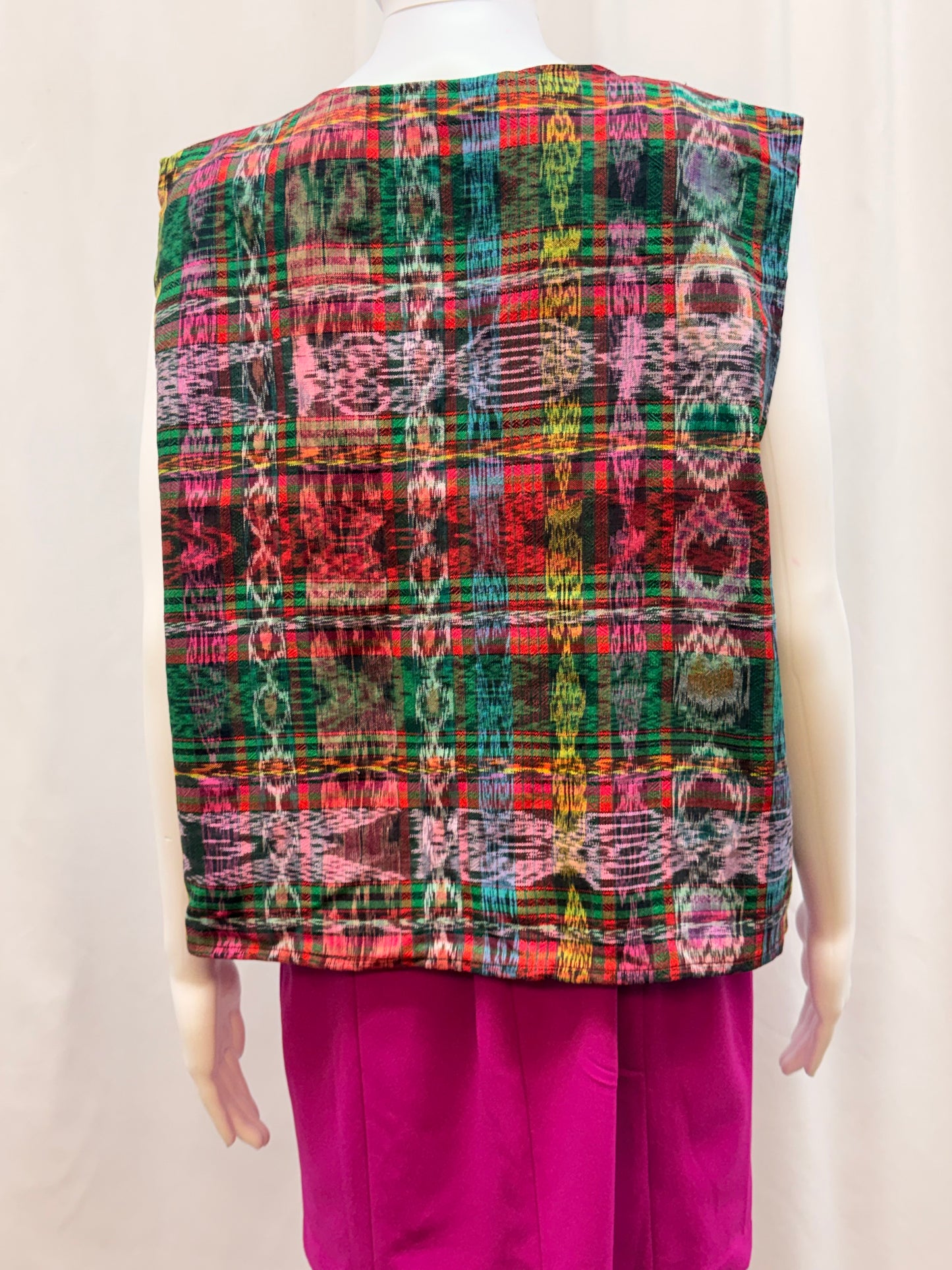 Women's Guatemalan Hand Woven Huipil Vest